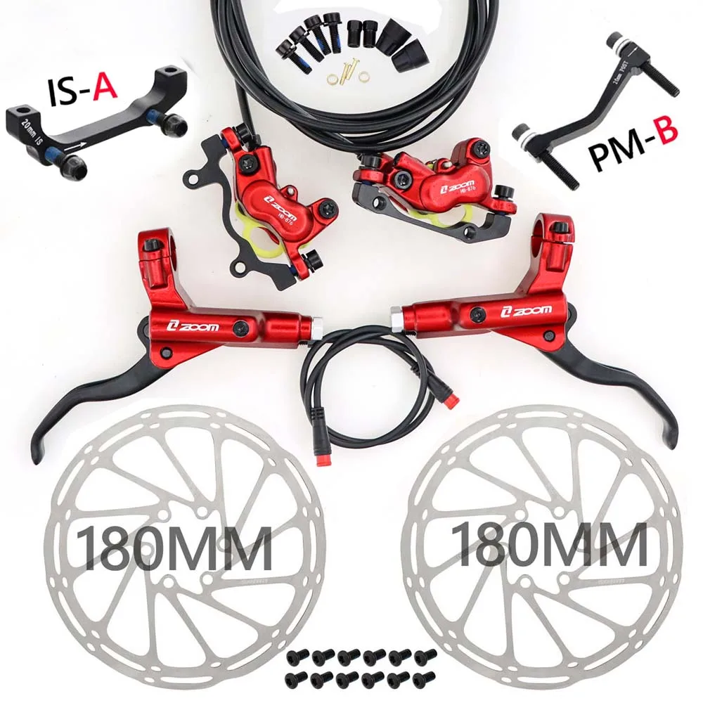 ズーム-4ピストン油圧ディスクブレーキセット,電動スクーター