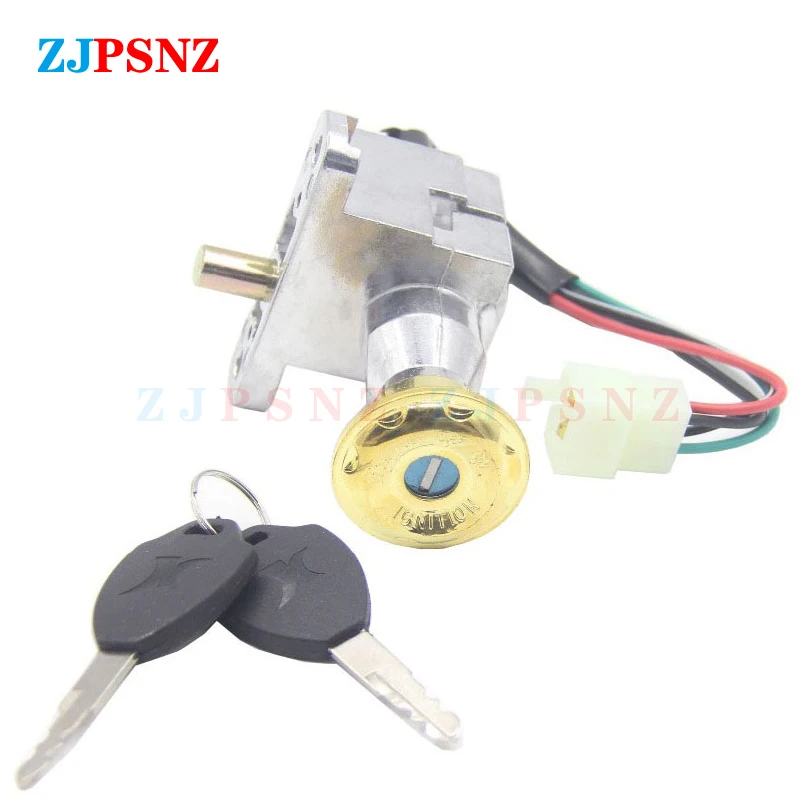 

125cc 150cc Motorcycle Switch Key Faucet Lock Head Lock Electric Door Lock 4Wires For GY6 CG125 Motorcycle ATV Scooters Ignition