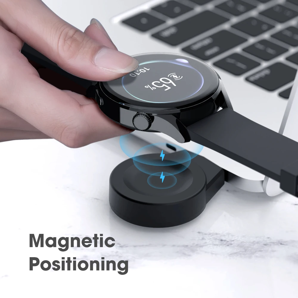 Magnetic Wireless USB-C Smart Watch Charging Dock Station