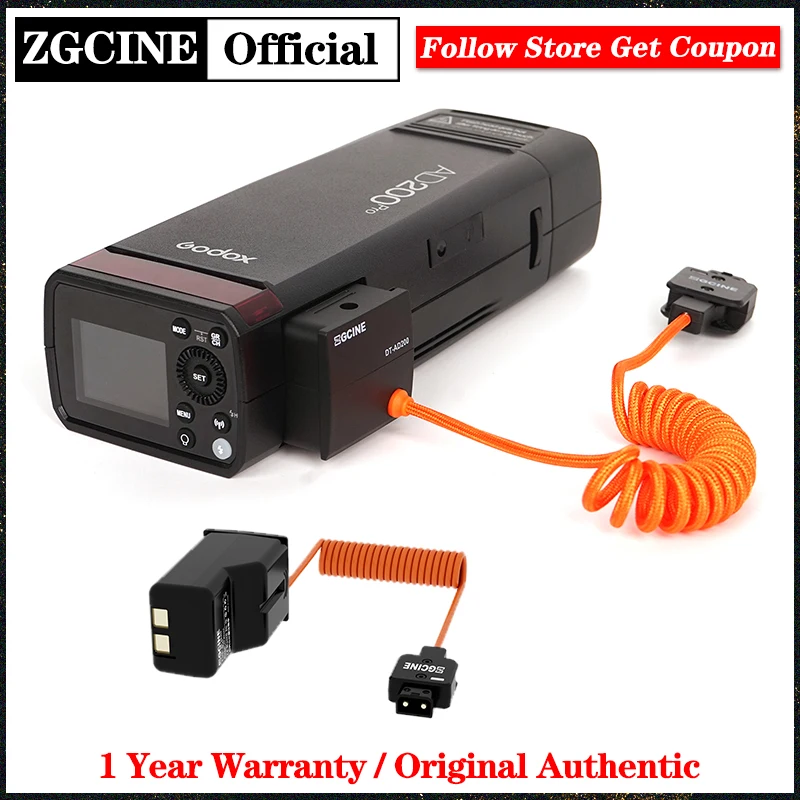ZGCINE DT-W126 D-Tap Vers NP-W126 Câble De Batterie Factice Pour Fuji X-T50 X-T30 X-T1 X-Pro1 X-A1 X-E4- Longueur :60cm