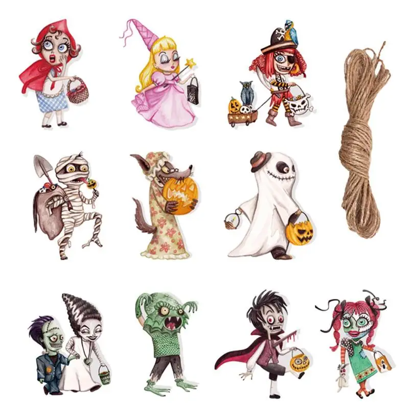 

Wall Tree Halloween Signs Creepy Cartoon Signs For Halloween Decoration Halloween Indoor Decorative Signs For Staircase