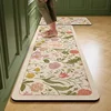 Kitchen Floor Mat Anti-slip Water-absorbent Carpet Soft Diatom Mud Absorbent Foot Mats Non-slip Home Decoration Long Rug 주방바닥매트 2