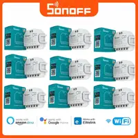 1-10PCS SONOFF DUAL R3/DUAL R3 WiFi MINI Switch With Power Metering 2 Gang Dual Relay Module For eWelink Alexa Google Home 1