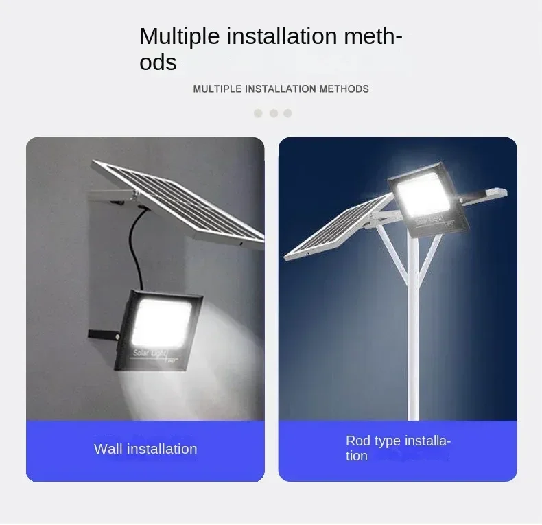 Description Picture 3 of item25/500W Solar Light Outdoor Lighting Garden Light Flood Light Household Rural StreetSuper Bright Waterproof Wall Lamp Hot solar