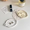 European Retro Storage Tray Resin Candle Jewelry Earrings Display Jewelry Storage Decoration Tray Resin Dish Plate Photo Props 2