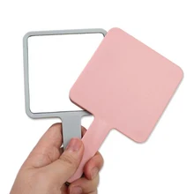 

Hand Hold Cosmetic Mirror Square Vanity Mirror with Handle for Women Girls Portable Makeup Accessories Makeup Mirror