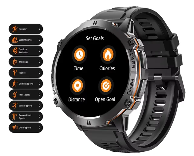 Relógio inteligente (smart watch) Carbon, modelo SCX-3, dispositivo eletrônico vestível de pulso 1