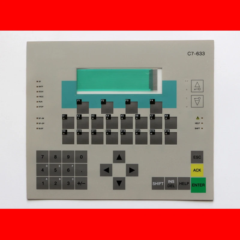 

C7-633 6ES7 633-1DF02-0AE3 C7-633 6ES7 633-2BF02-0AE3-мембранные переключатели клавиатуры
