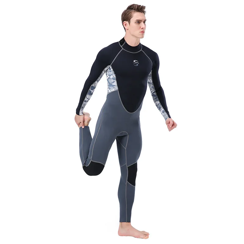 2mm Woman Men Neoprene Wetsuit Surfing Diving Suit Individuality Surf Clothing Full Body Diving Suit Water Sports