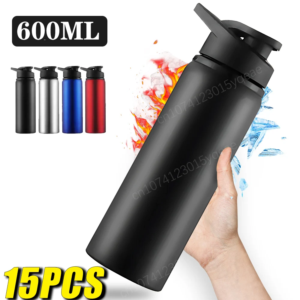 Water Bottle Portable Stainless Steel Water Bottle for Bicycle Riding Outdoor Sport Travel