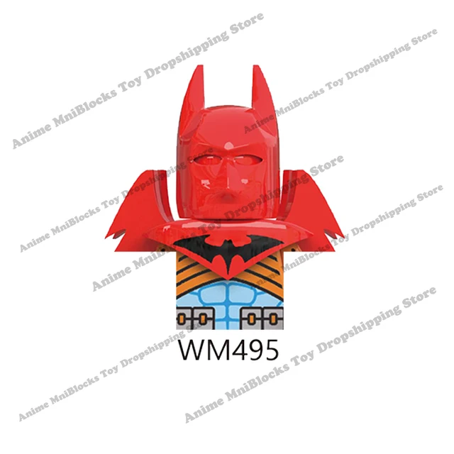 Movie Batman The Joker Harley Quinn Wonder Woman mini action toy figures building blocks Assemble bricks kid gifts WM6080 WM6100 WM495