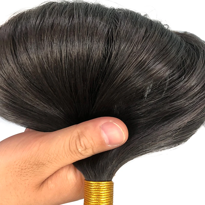 Straight Mega Bulk Human Hair For Braiding Brazilian Remy Hair Extensions 50g 100g Blonde Color Natural Bulk Of Weft 75cm