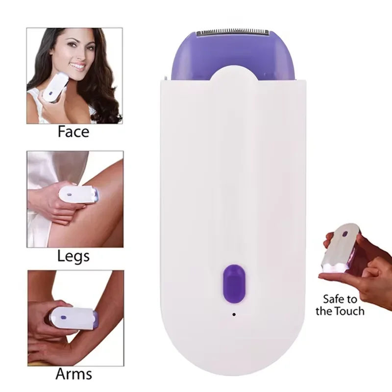 Electric Hair Removal Device Wireless Hair Removal Device for Legs and Armpits USB Charging Painless Hair Removal Kit Leg Shaver 3