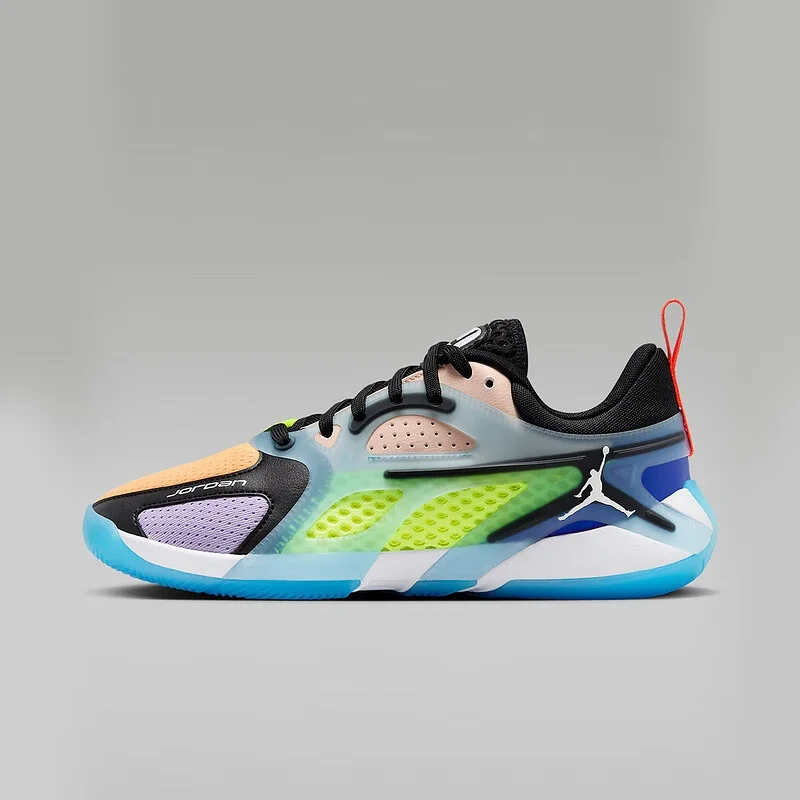 남성과 여성을 위한 나이키 조던 시리즈 충격 흡수 실용적인 농구화, 독특한 색상 조합을 갖춘 새로운 경량 그립 및 랩어라운드 로우탑 농구화, 패셔너블한 야외 스포츠 농구화, 일반적으로 보기 흔하지 않은 독특한 디자인 Fz2473-018