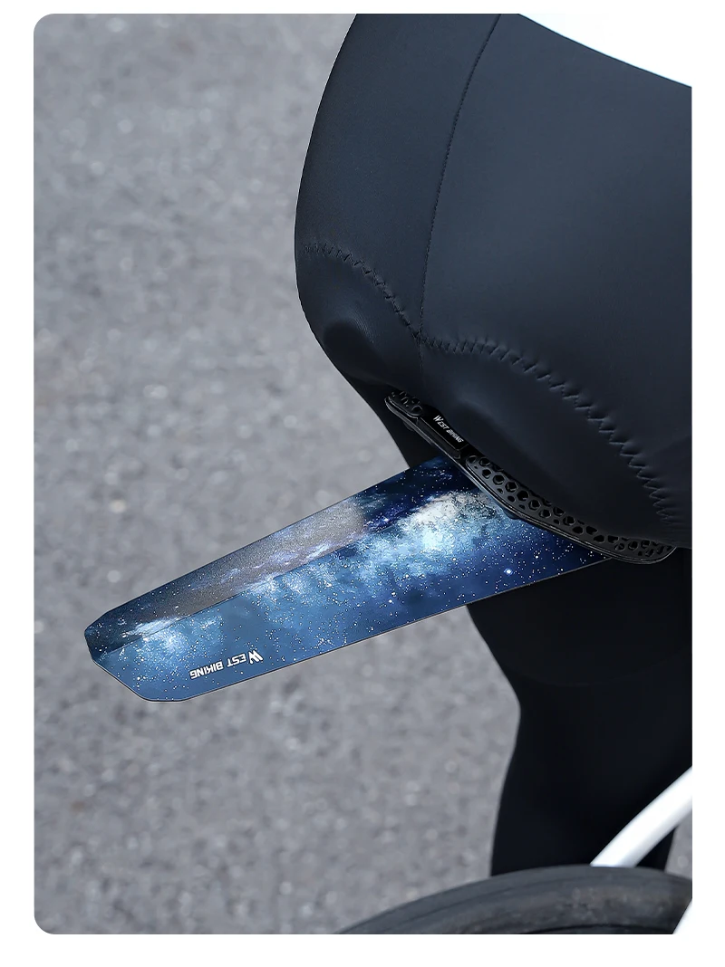 Description Picture 6 of itemWEST BIKING Ultralight Bicycle Fender Quick Removal MTB Road Bike Fender Rear Tire Universal Saddle Mudguard Cycling Accessories
