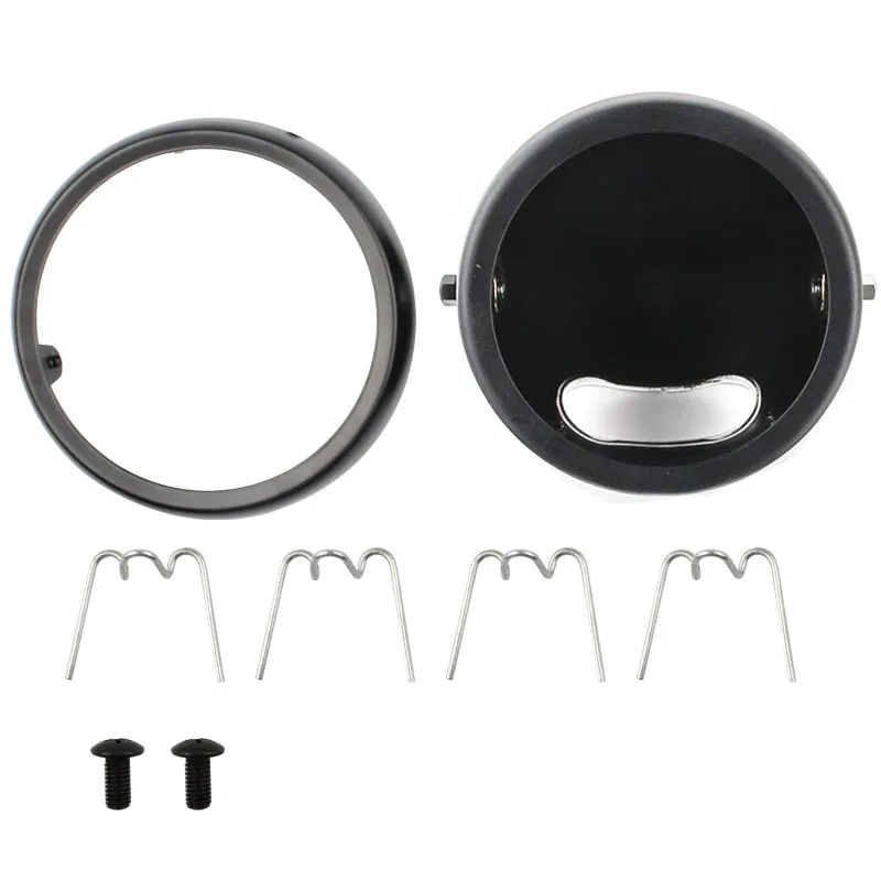 

5-3/4 Inch 5.75 Inch Motorcycle Headlights Housing Bucket for Motorcycle Accessories Black