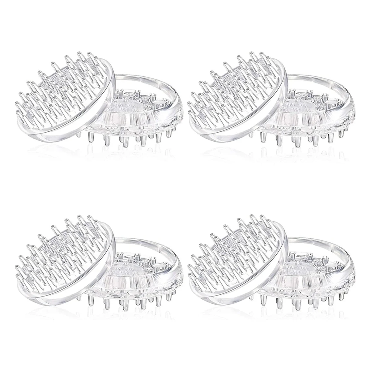 Carpet Protectors 8Pcs Spiked Caster Cups Floor Saver Pads Clear Spiked Floor Castor Cups Furniture Cup