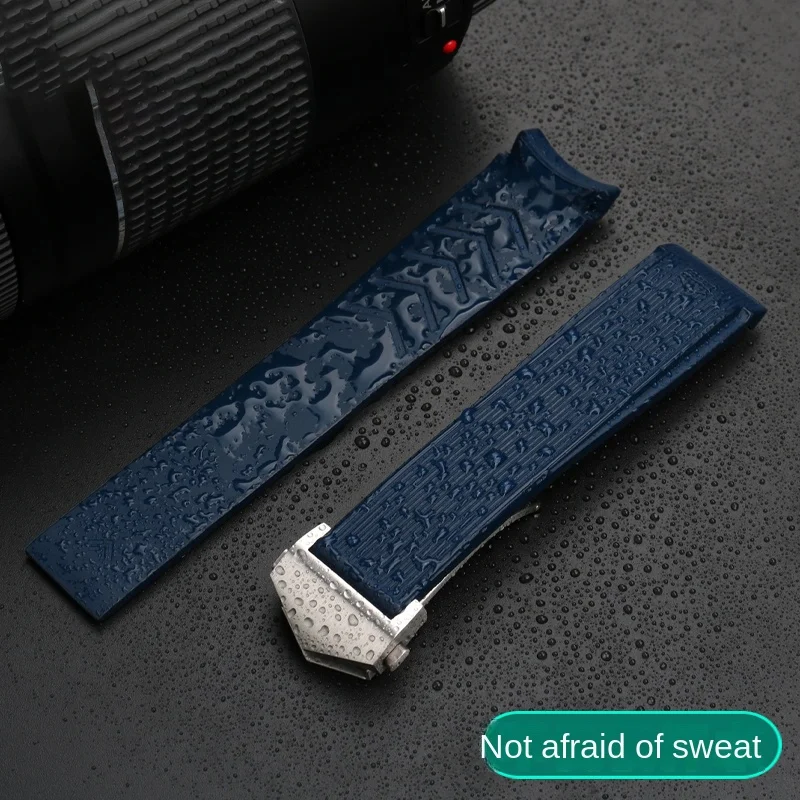 Фото Ремешок резиновый изогнутый для часов, 22 мм, WAY201 Aquaracer 300/500 WAY211 №3