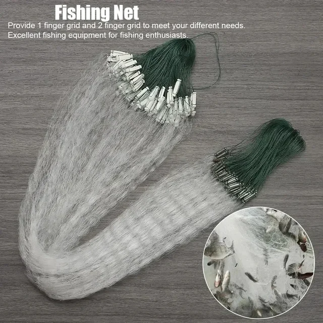 1PC Trap Fishing Net Fishnet Floating Throwing Fishing Explosion Hook Mesh Trap Net Supplies Fishing Equipment red de pesca 2