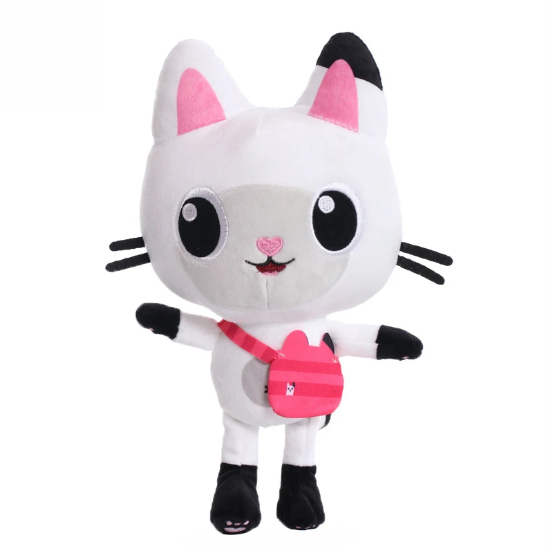 Maison de poupée Gabby, jouet en peluche Mercat, dessin animé, chat  souriant, voiture, chat, câlin, poupées pour filles, cadeaux d'anniversaire  pour enfants - AliExpress