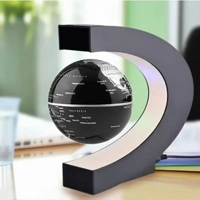 LED Magnetic Floating Levitation Globe World Map Electronic Antigravity Lamp Novelty Ball Light Home Decor Lamps Birthday Gifts