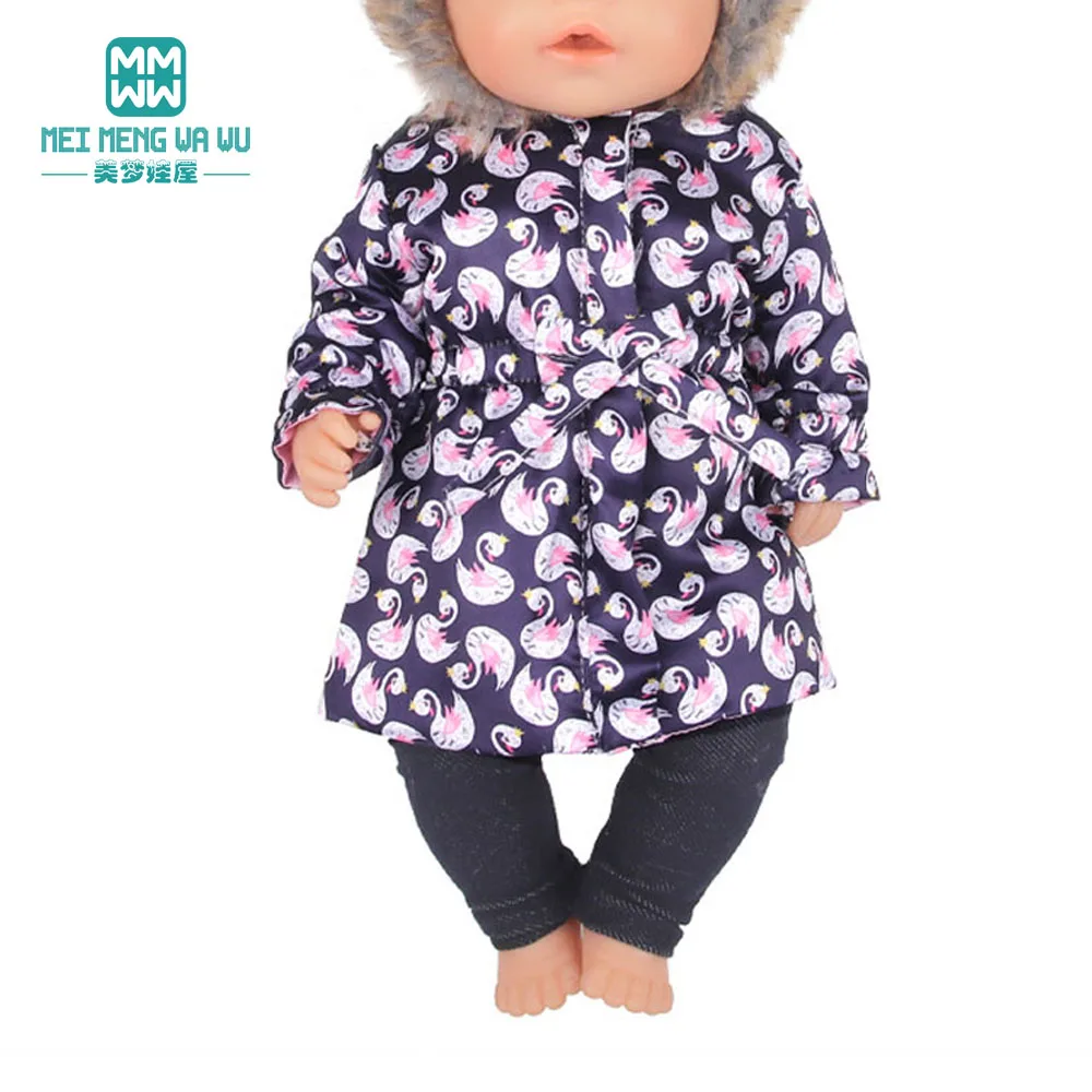 Kleidung für Puppen, passend für 43–45 cm große Spielzeug-Neugeborenenpuppen, Accessoires, modischer Strickanzug, Cartoon-Anzug – Detail 32