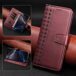 Luxury Shockproof Leather Wallet Phone Case with Magnetic Flip for Moto G66Y 5G (Wine Red (KT - XFG))