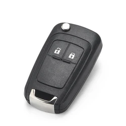 KEYYOU Flip Remote Car Key - Enhanced Design and Functionality - 2 Buttons