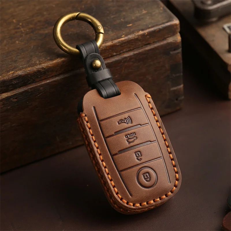 Premium Leather Car Key Case