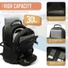 Extra Large Durable Travel Backpack with USB Charging Port, Man's Laptop Bag College Backpack Airline Approved Business Work Bag 3
