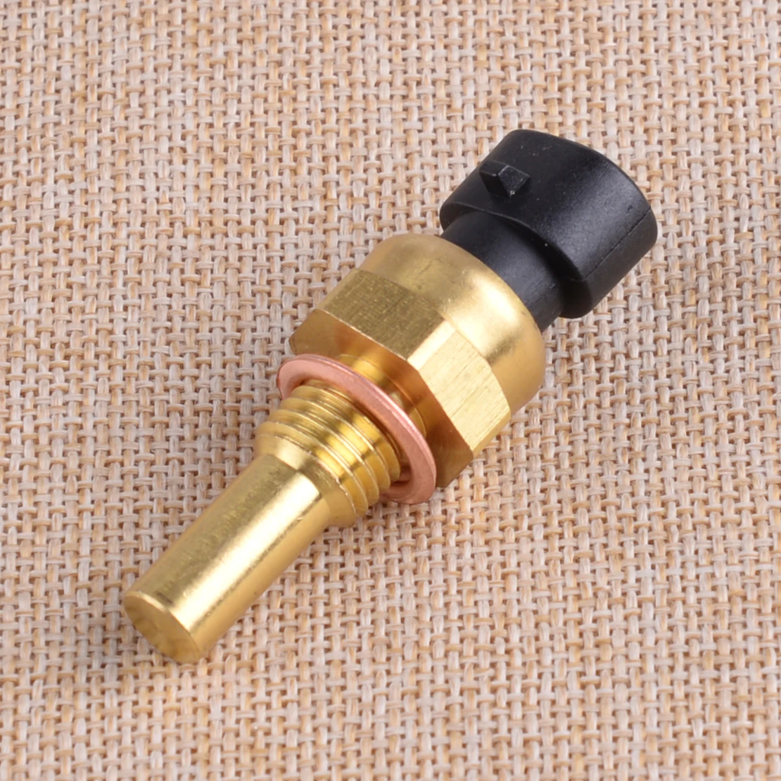 DWCX Engine Coolant Temperature Sensor with Connector Fit for Buick Cadillac GMC Daewoo Isuzu Hummer 12162193 15326388 temperature sensor