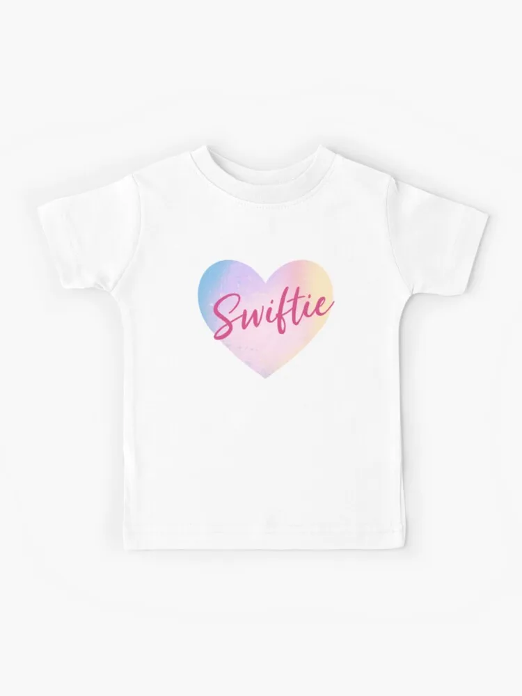 Swiftie Lover Kid Boy Girl T-shirt Cotton Short Sleeve Top Summer Tee Fashion Cartoon Cute Teenager Clothes Child Fans Essential 4