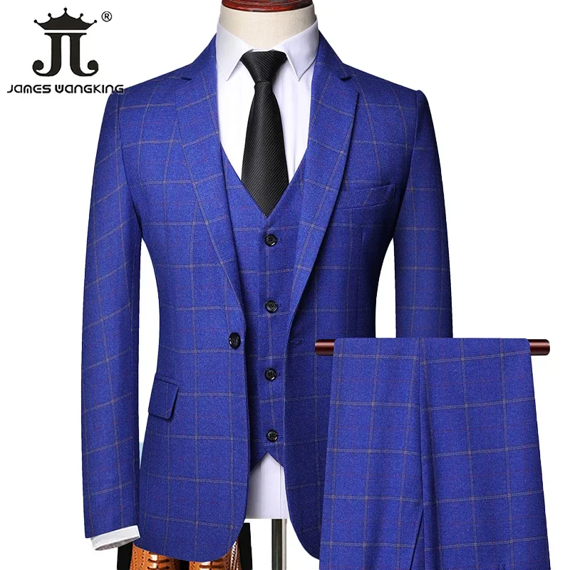 Blazer Vest Pants Men's Formal Groom Wedding Dress Slim Suit 3Pcs or 2Pcs Men's Casual Business Suit Tuxedo formal suit,business men clothing