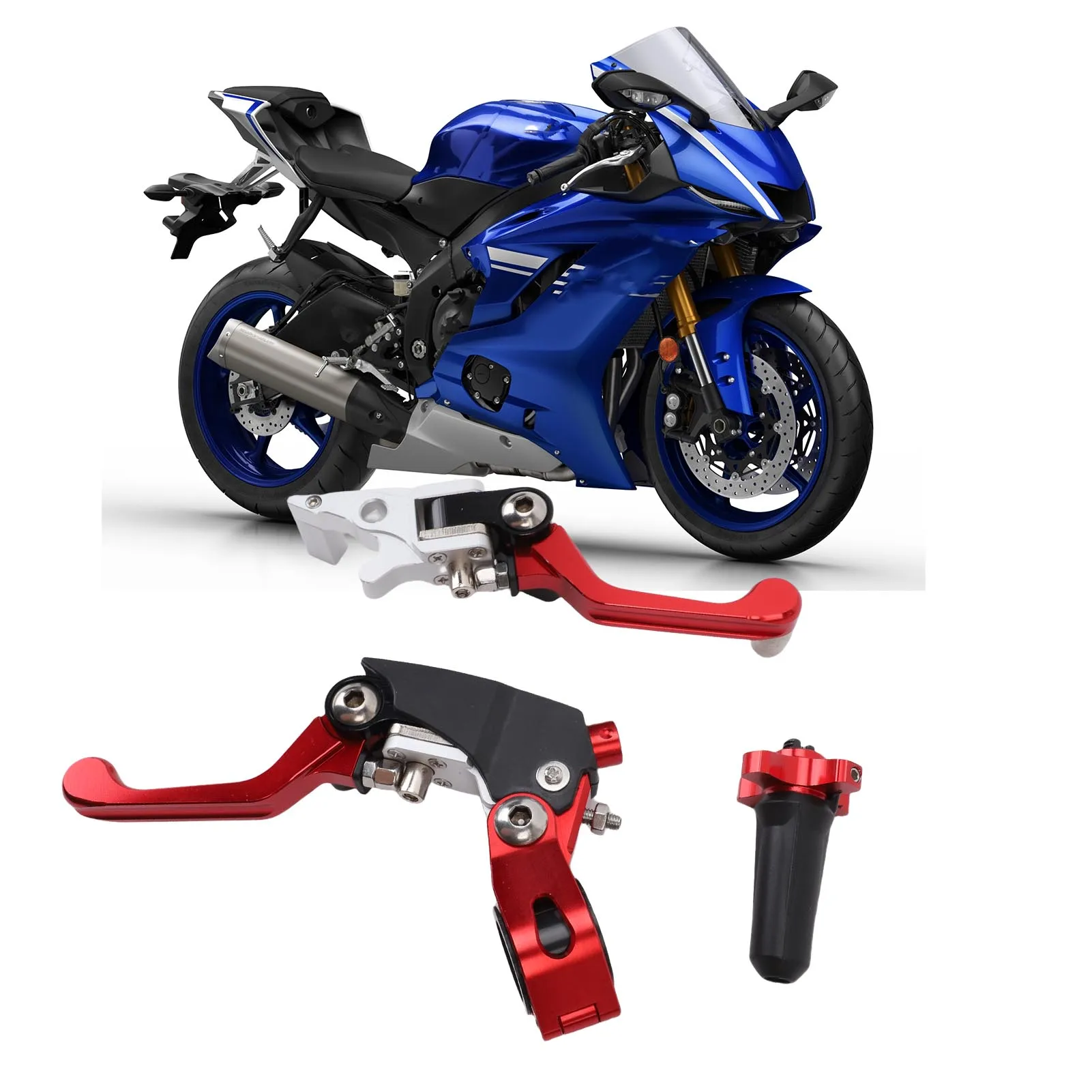 Brake Lever Perch  21mm Fadeproof Sturdy Folding  Brake Lever Lightweight for ATVs Dirt Bikes Mini Bikes