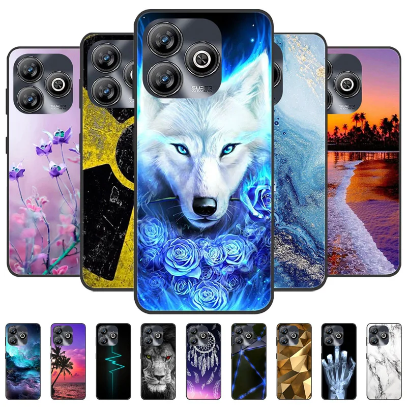 Cool Wolf Lion Luxury Silicone Soft TPU Phone Cover