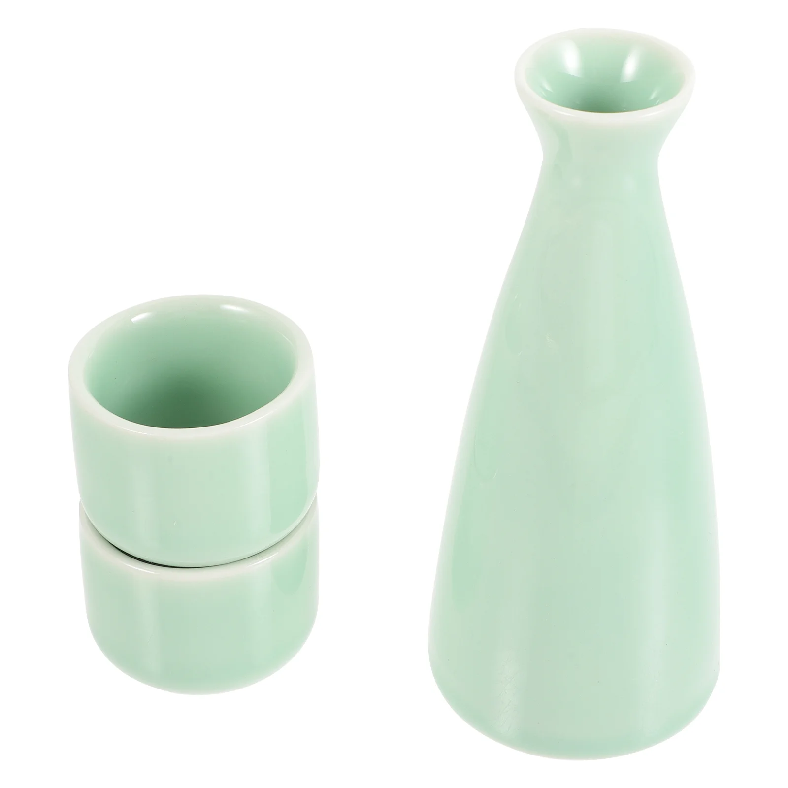 

Ceramic Sake Bottle Cups Japanese Sake Set Vintage Style Saki Pot Sake Decanter Porcelain Pottery Saki Drinkware Home Kitchen