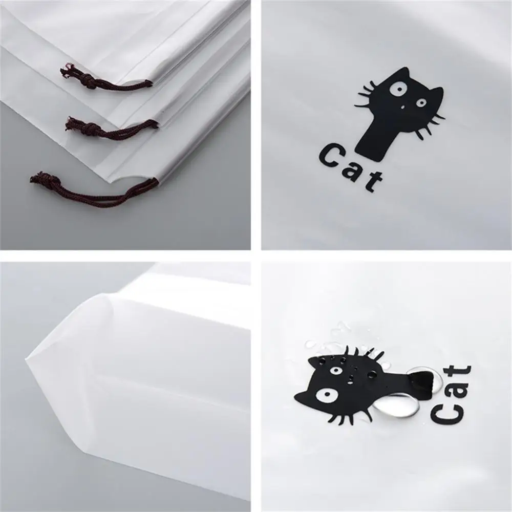 Portable Shoe Storage Organizer Travel Storage Bag Waterproof Transparent Plastic Storage Bag Drawstring Eco Bags Cosmetic Bags 11 Saf4d9e61655646229102414b91b38003o