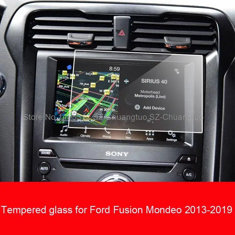

Аксессуары для автомобильной GPS-навигации и ЖК-экрана от царапин для Ford Fusion Mondeo 2013-2019
