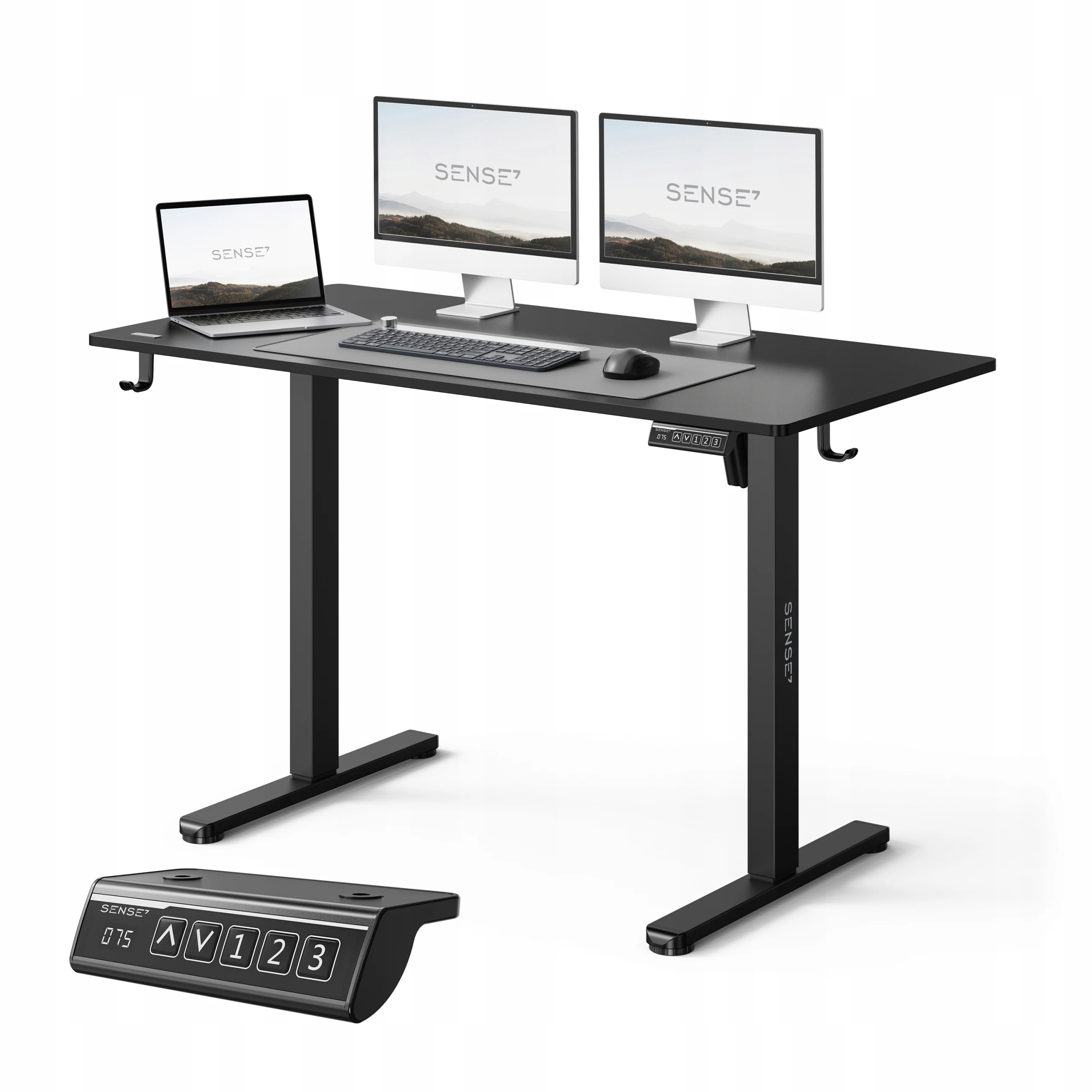 Biurko Elektryczne Regulowane 120x60cm Regulacja Wysokości 72-118cm SENSE7