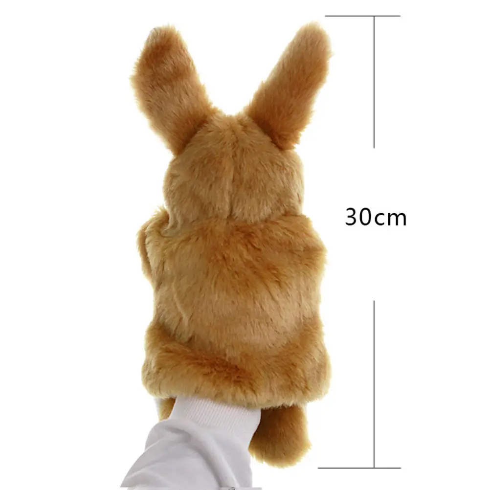 1Pcs 토끼 손 인형 동물 디자인 이야기 전달 소품 역할 놀이 액세서리 어린이를위한 파티 호의 선물 부모 자녀 대화 형 놀이