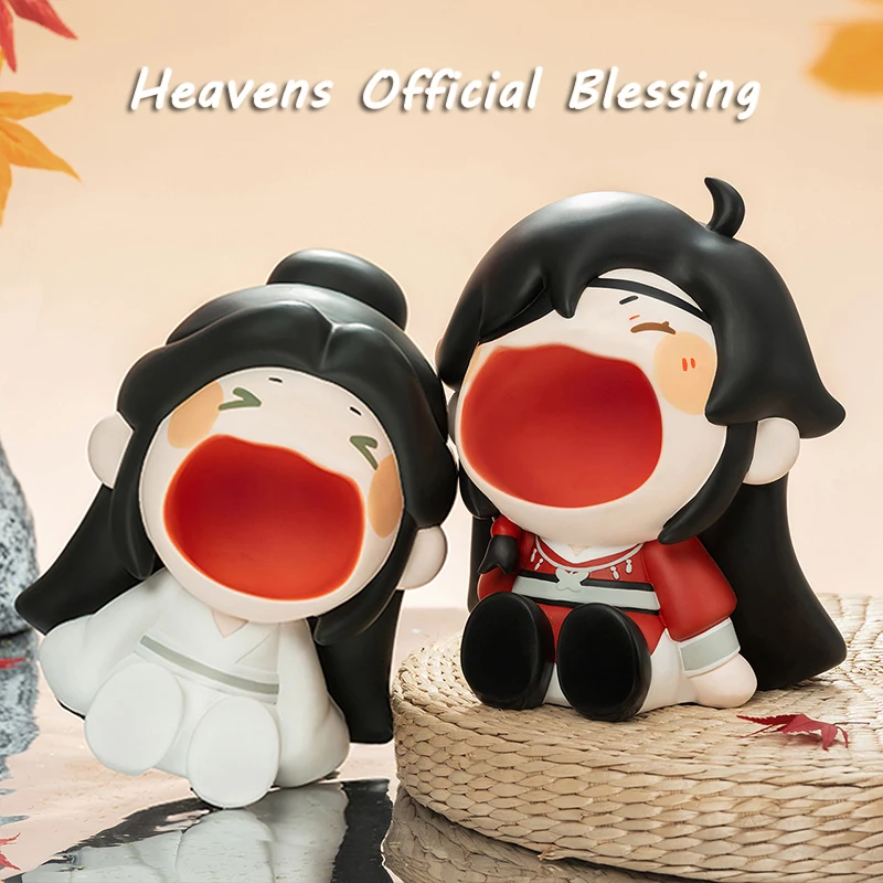 

Небесное официальное благословение Хуа Cheng Xie Lian полимерные изделия домашний Декор статуя скульптура открытый рот или ключи держатель для хранения ювелирных изделий