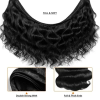 Extensions de Cheveux Humains Ondulés Brésiliens Remy Non Traités, Double Trame, 26, 28, 30 Pouces, Offres Spéciales sur 1, 3 ou 4 Paquets 2