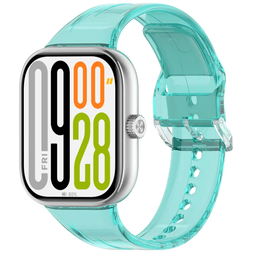 Transparent Sunshine Turn Color Silicone Watchband Bracelet Wristband