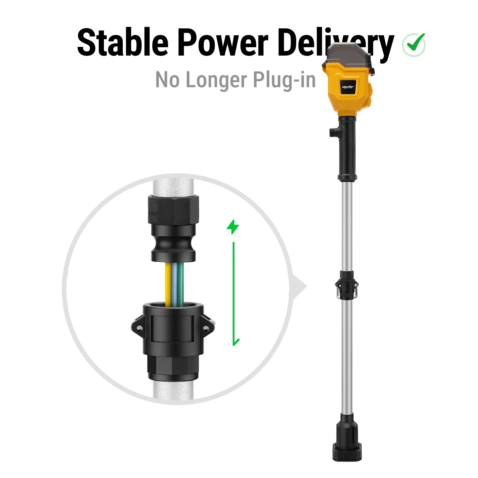 pump hose connection detail