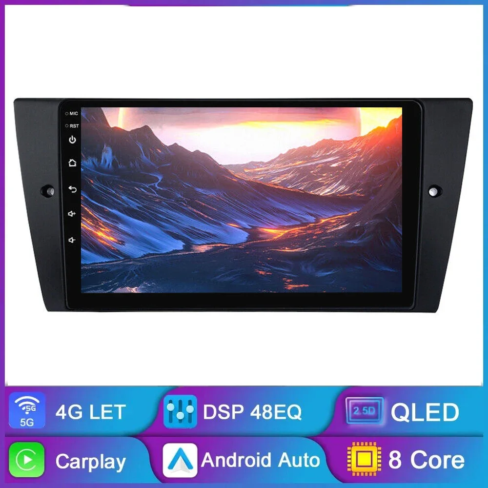 

For BMW 3 Series E90 E91 E92 E93 Car Radio Stereo Player Multimedia GPS Navigation Carplay IPS DSP Android 13