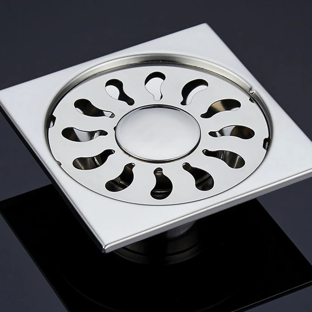 

Drain Bathroom Square Floor Drainer With Sealing Ring Fits Most Bathroom Drain Shower Drain