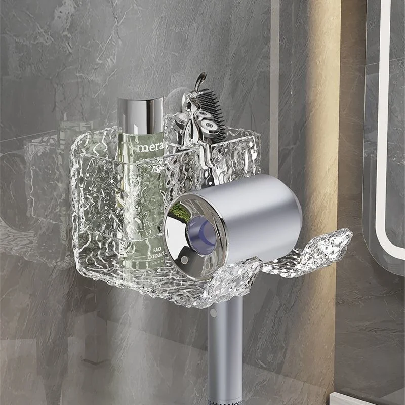 ShelfShaverElectricHairDryerStorageBracketHomeBathroom