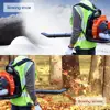 EB808 Leaf Blower Wireless 42.7cc Backpack High Power Two Stroke Gasoline Garden Snow Blower Cleaner Air Blower Gardening Tools 3