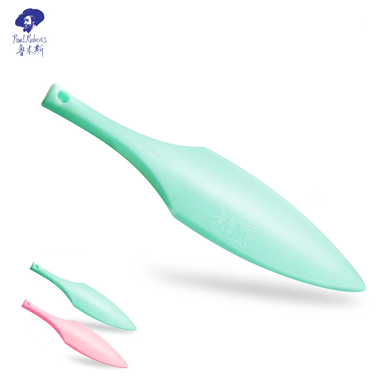 PaulRubens Peacock feather four-sided seal glue color book handy paper knife non-damaging envelope opener tool Lancet