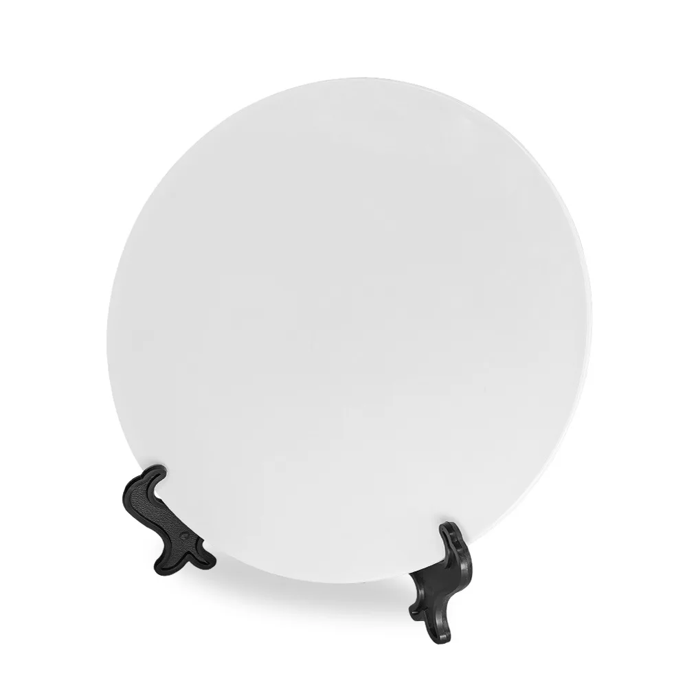 Hot Selling sublimation Plate for Printing sublimation blank plastic plate dish plate 8/10 inch